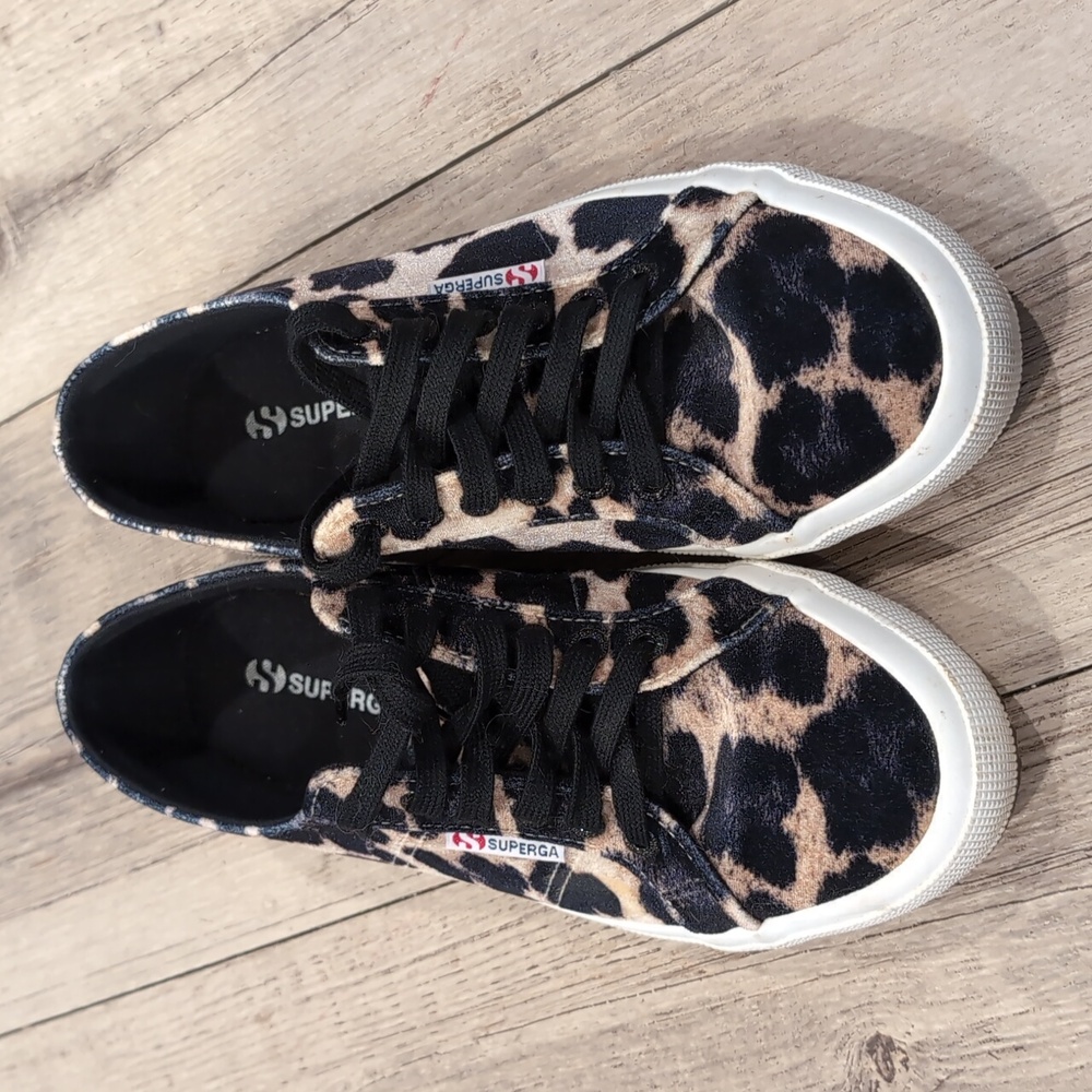 Superga animal print Cotu sneakers